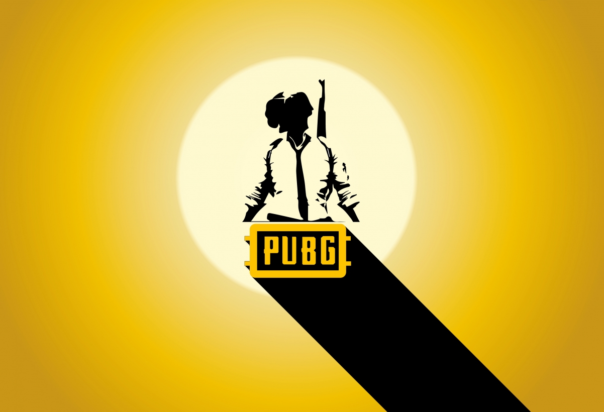 绝地求生PUBG极简黄背景4K超清壁纸，3840x2620高清下载