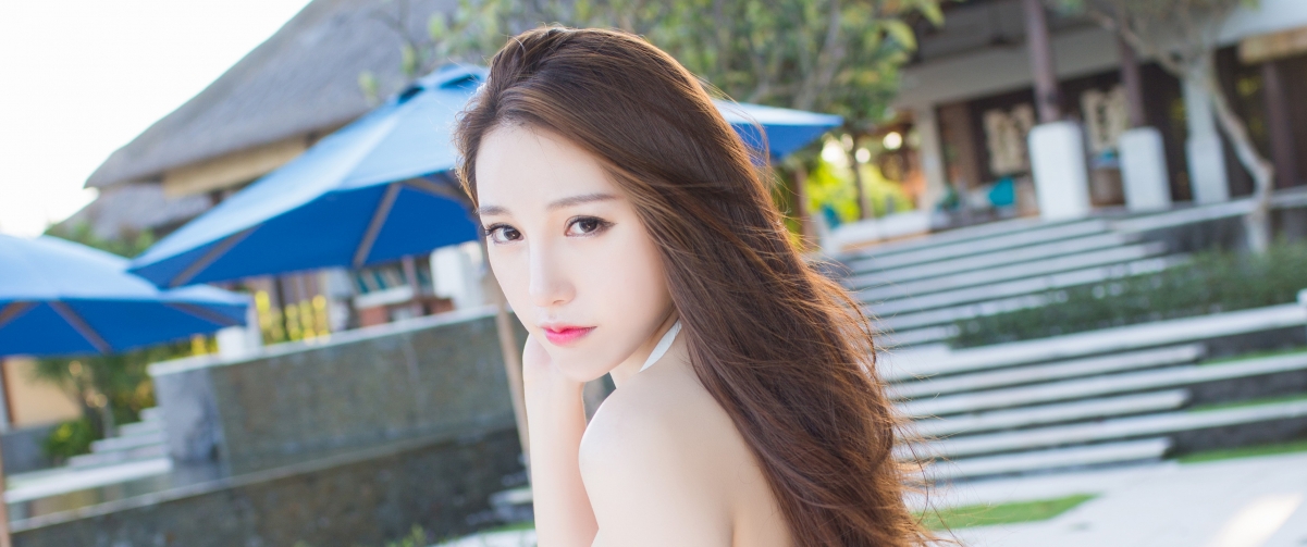 刘奕宁精选长发美女壁纸，4K高清3440x1440，一键下载绝美图片