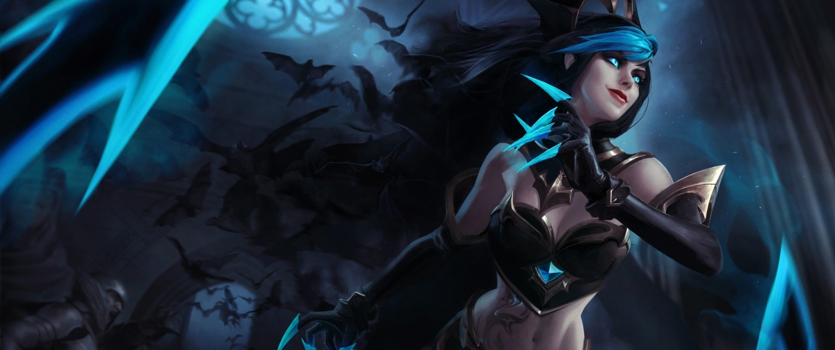英雄联盟LOL，黑暗女王绝美4K壁纸，3440x1440超清下载