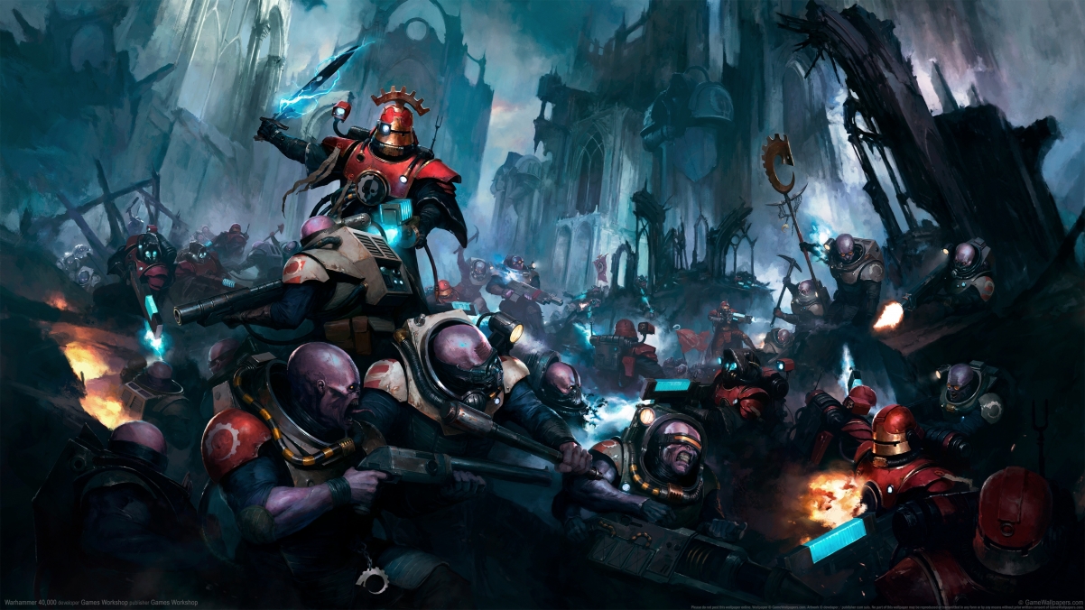 《战锤40K》4K超高清壁纸，3840x2160精美游戏图片，一键下载！