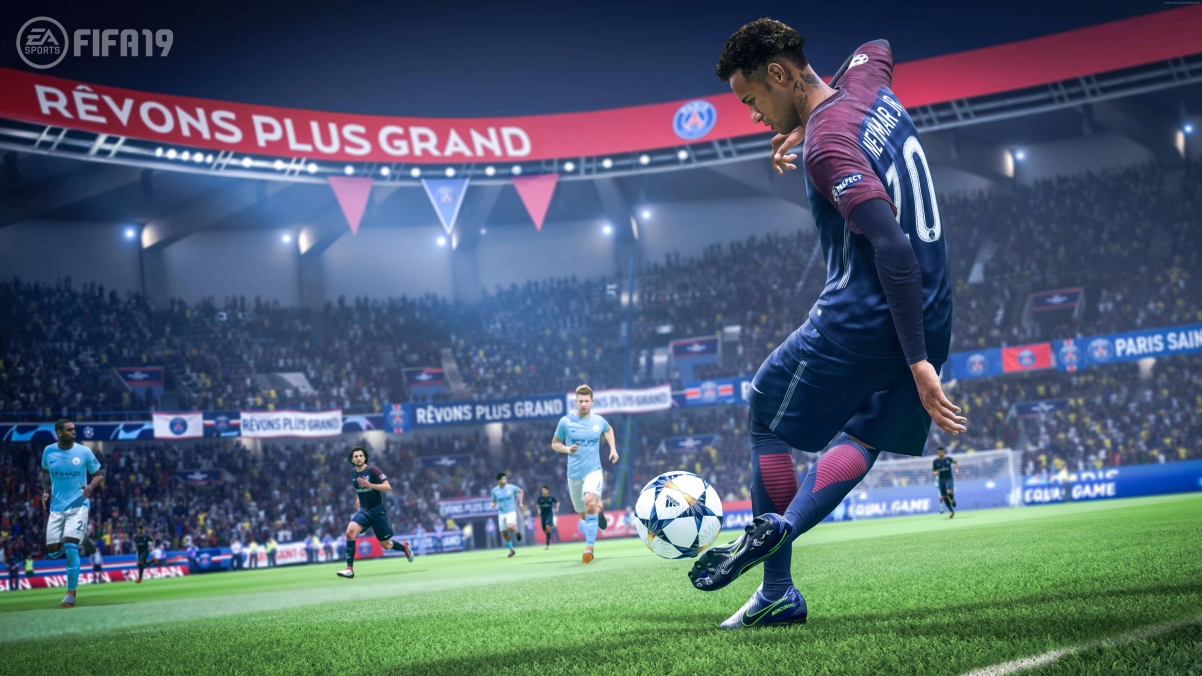 FIFA 19超高清4K壁纸，精美游戏图片，3840x2160分辨率，免费下载