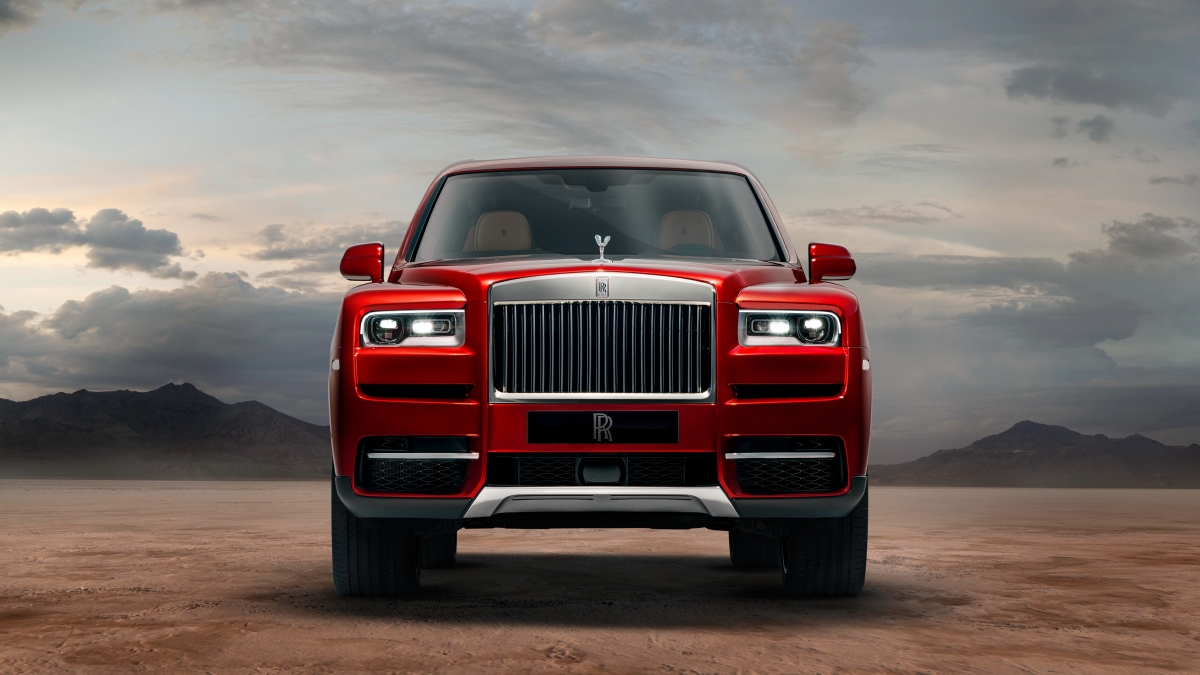 尊享红色劳斯莱斯Cullinan，绝美4K高清壁纸，4096x2304像素下载