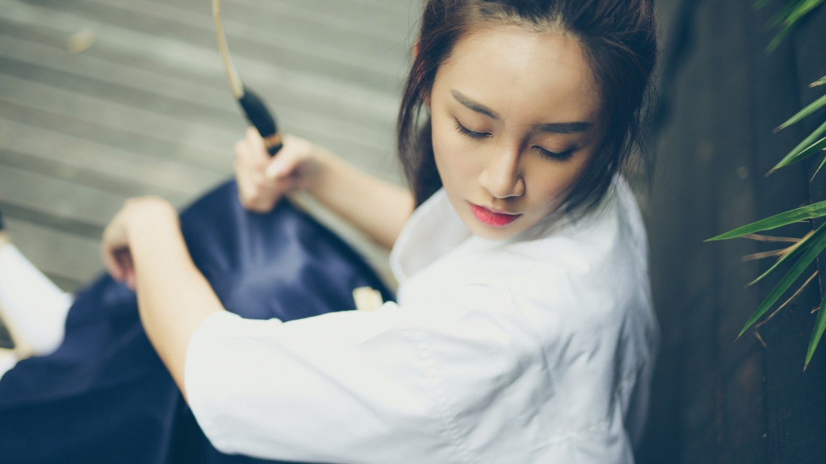 弓道少女Kuemma，绝美4K壁纸，高清3840x2160大图下载