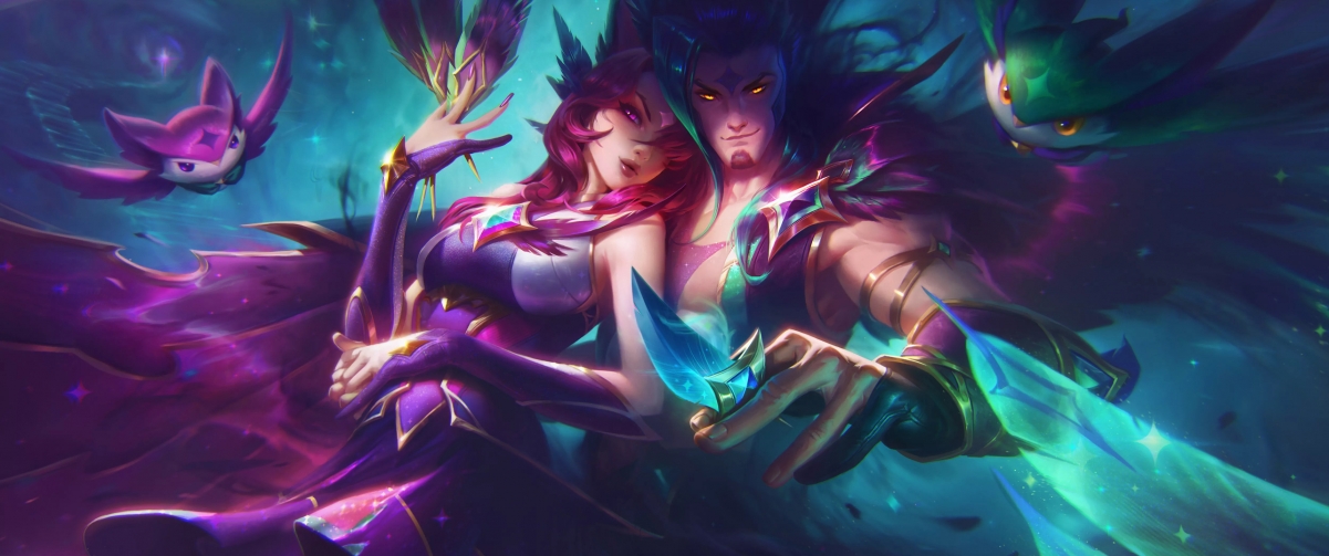 LOL星之守护者洛霞专属4K游戏壁纸，高清3440x1440分辨率，免费下载