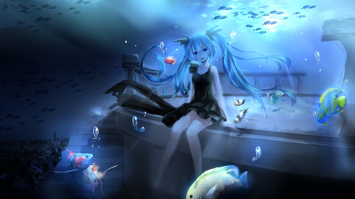 初音未来绝美4K壁纸，超清动漫图片，4096x2300高清下载