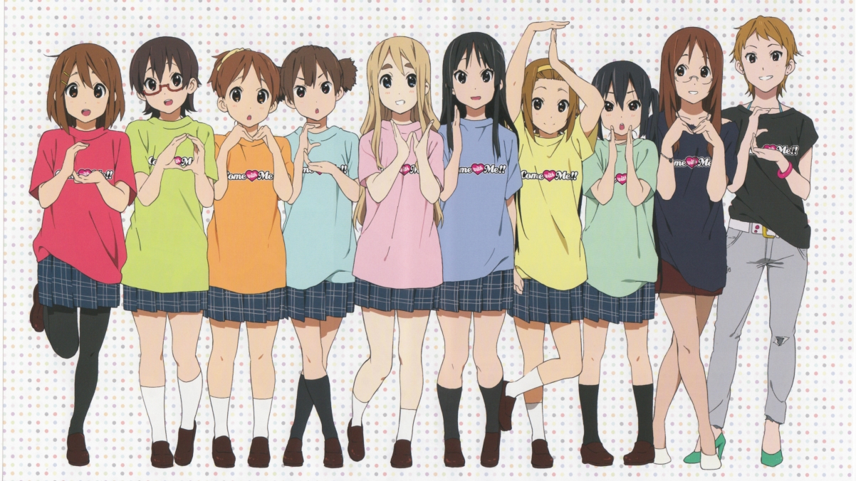 轻音少女K-ON绝美4K壁纸，超清动漫图片，3840x2160分辨率下载