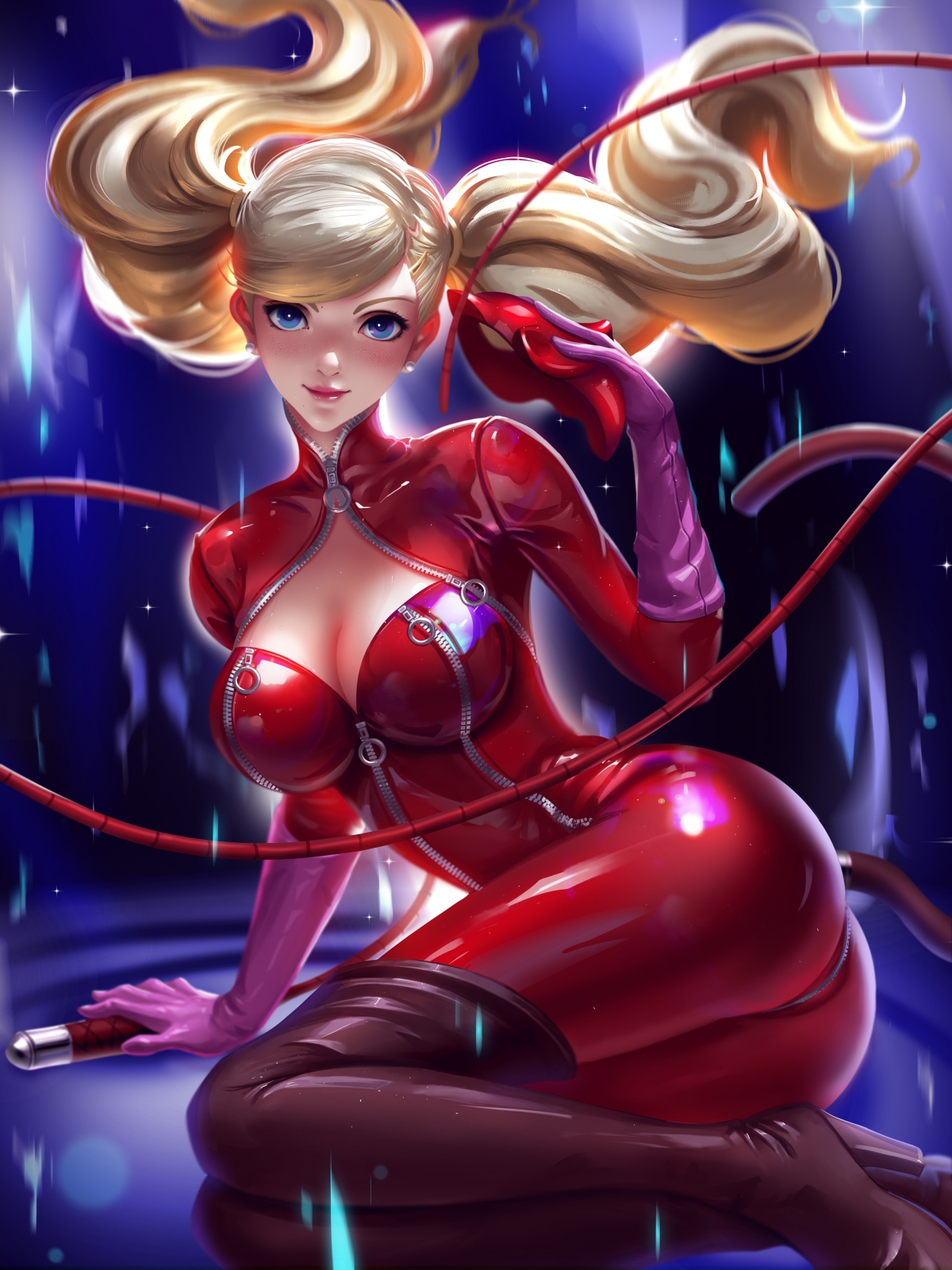 女神异闻录5高卷杏绝美竖屏4K壁纸，3000x4000超高清，手机专用下载