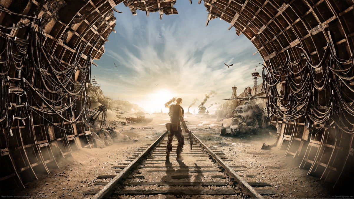 《地铁，离乡(Metro Exodus)》高清人物壁纸，4K分辨率（3840x2160）下载