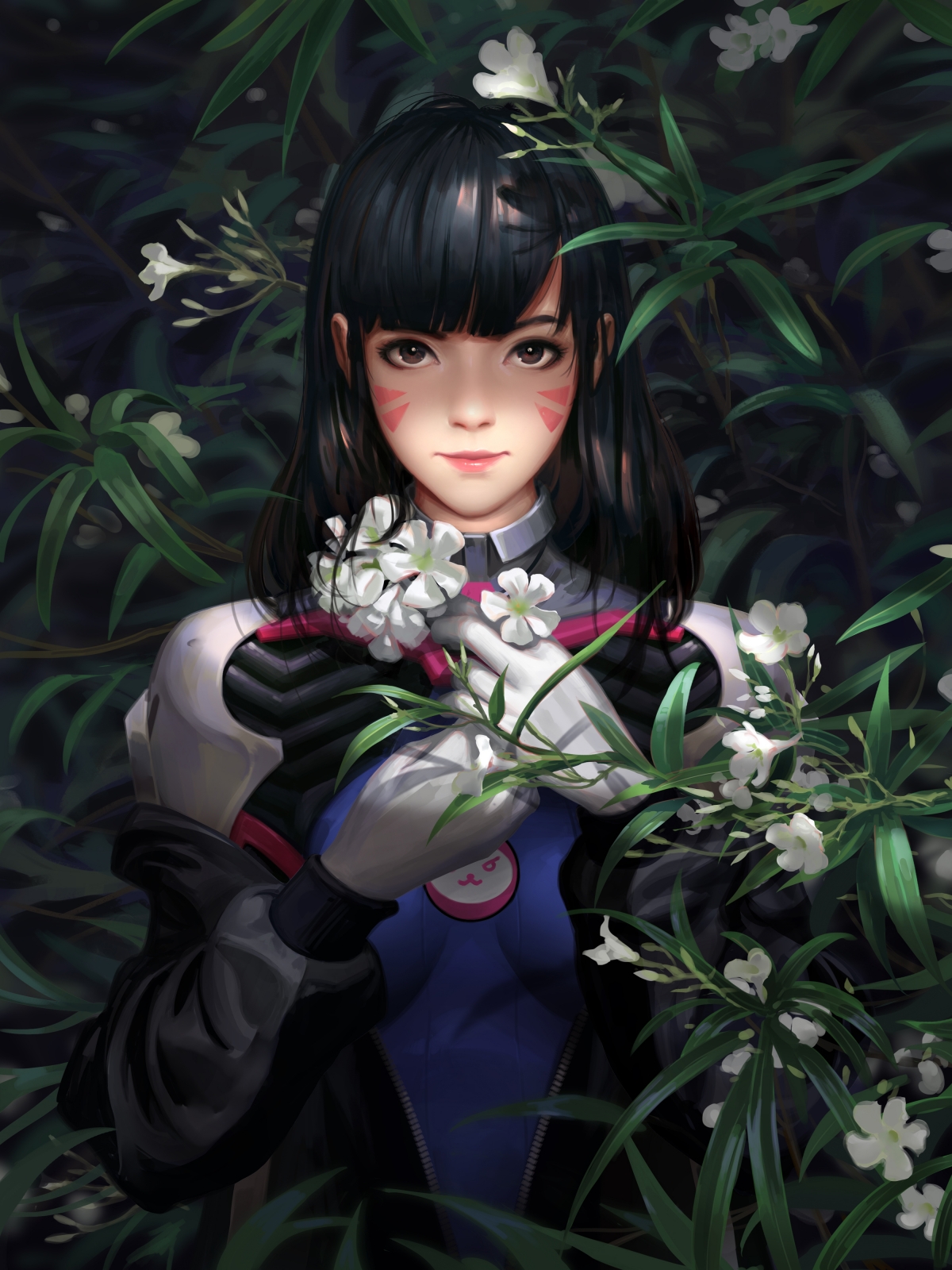 DVA花间倩影，高清竖屏4K手机壁纸，3000x4000超清下载