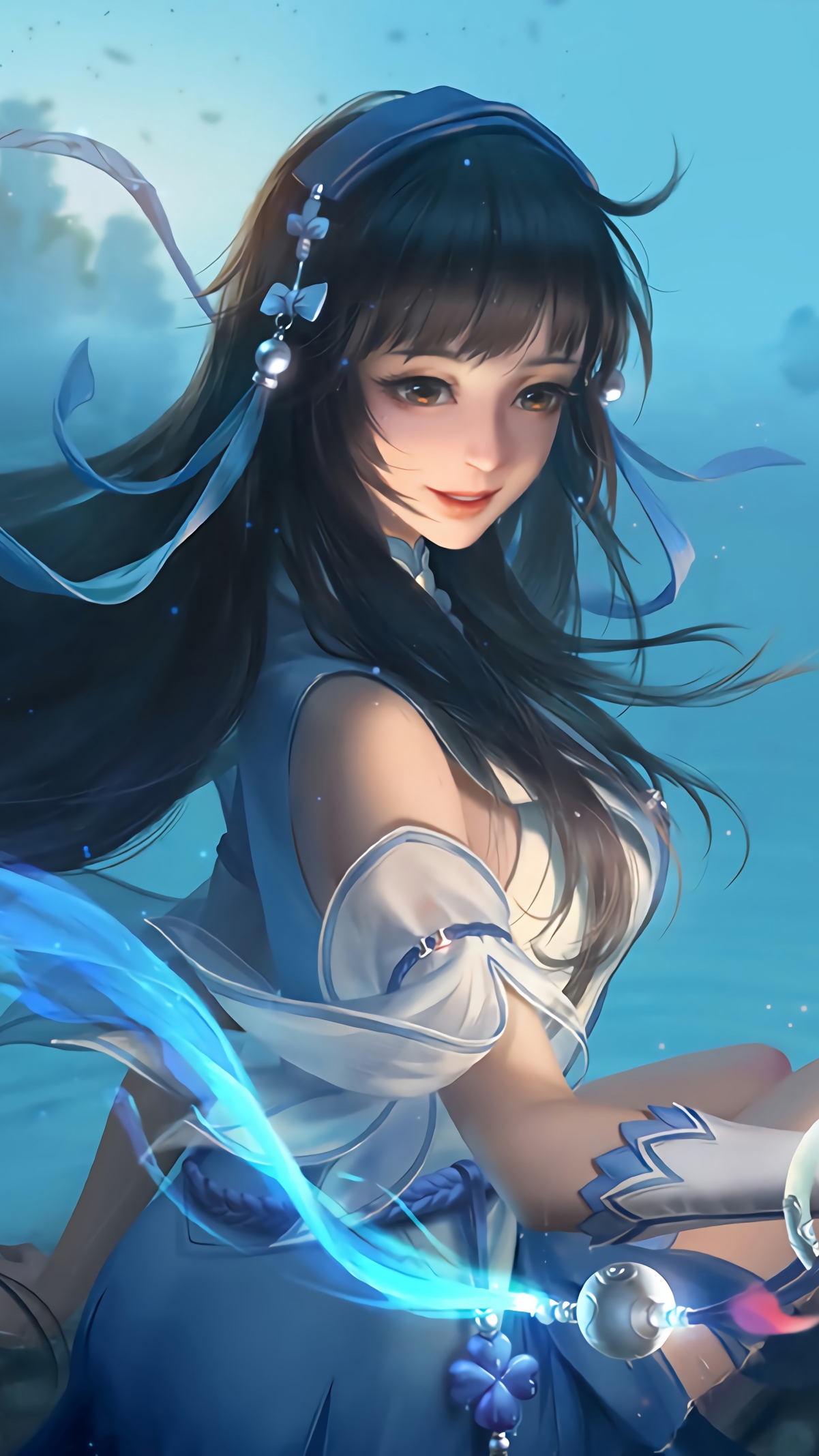 幻纱之灵西施惊艳上线！王者荣耀超清4K竖屏壁纸，2160x3840分辨率，手机高清美图任你下载
