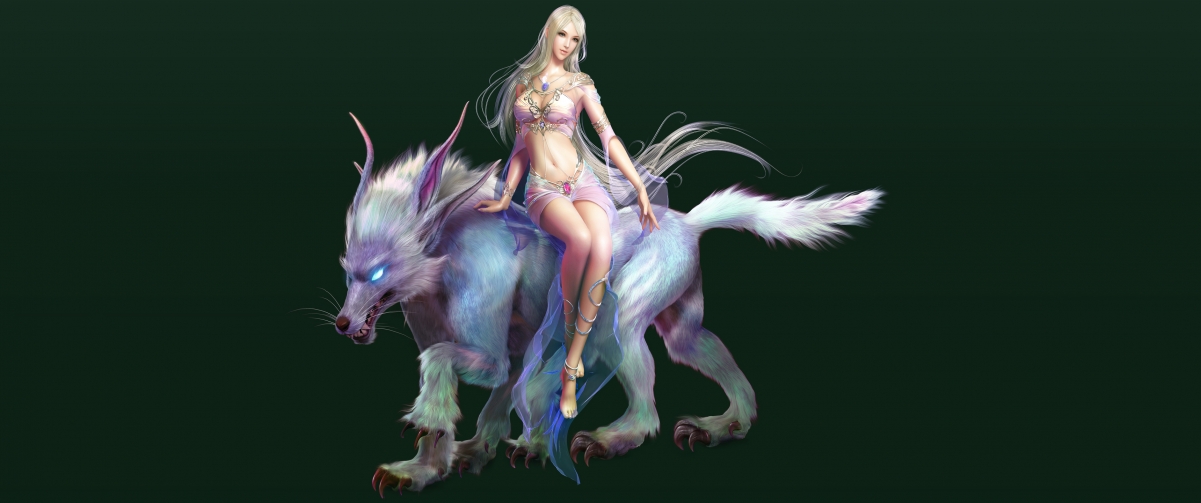 神魔大陆，绝美古风女神，超高清4K游戏壁纸3440x1440，一键下载！