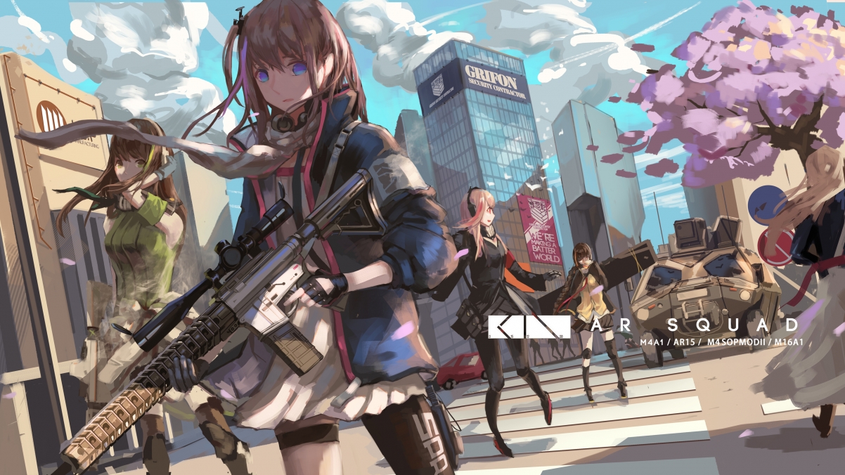 少女前线4K动漫壁纸精选，高清3840x2160大图，一键下载畅享！