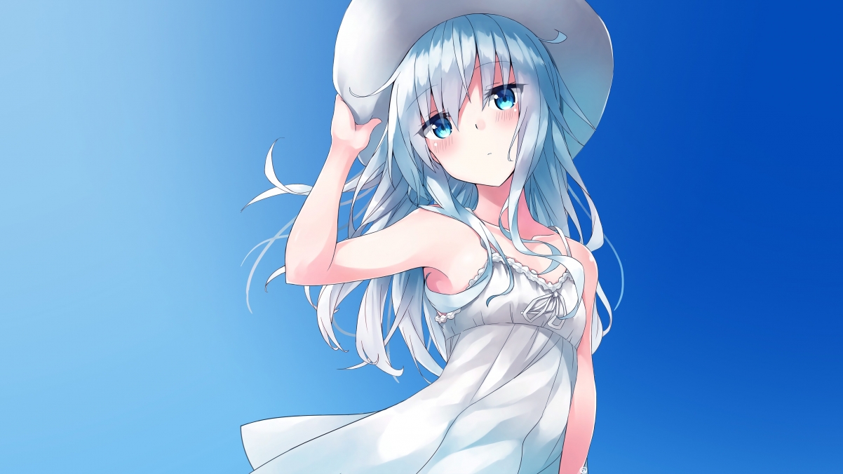 精选动漫女生戴帽高清4K壁纸，3840x2160超高清下载