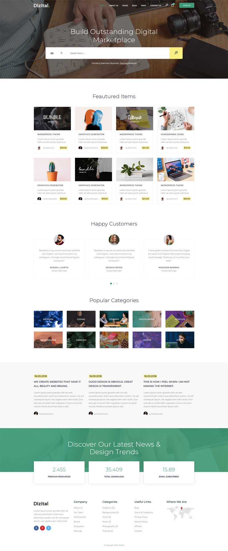 Bootstrap图片素材与模板下载，个人网站设计必备资源