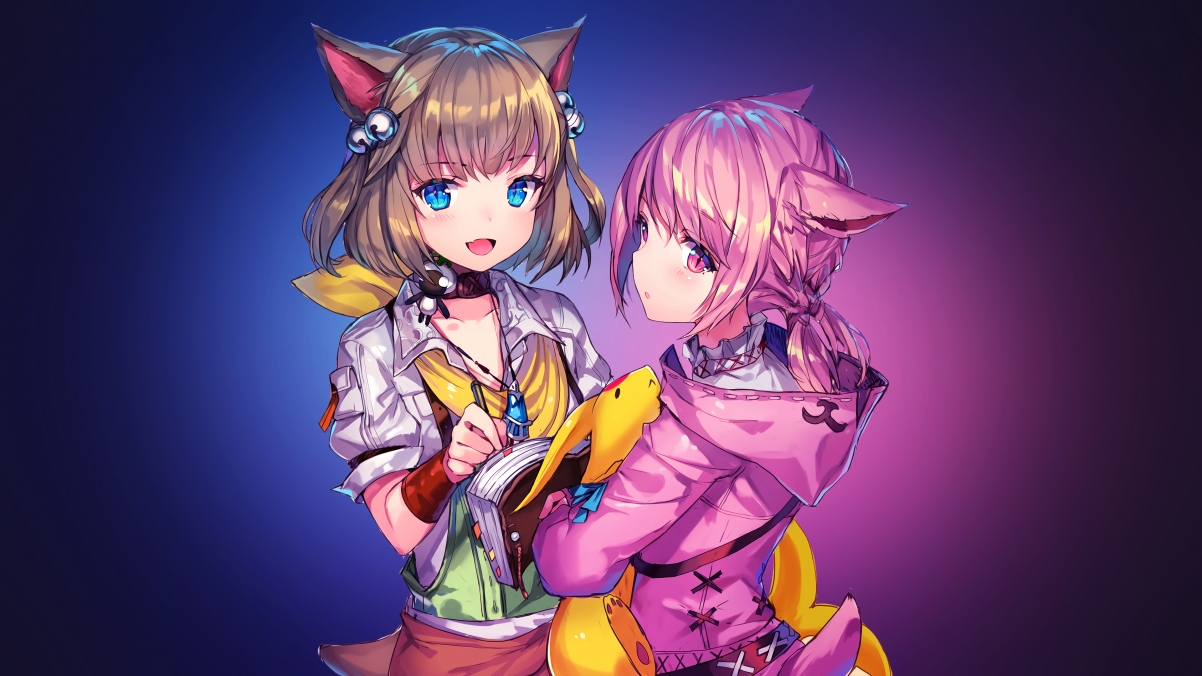 高清动漫女神，最终幻想 XIV 4K壁纸，绝美3840x2160分辨率下载