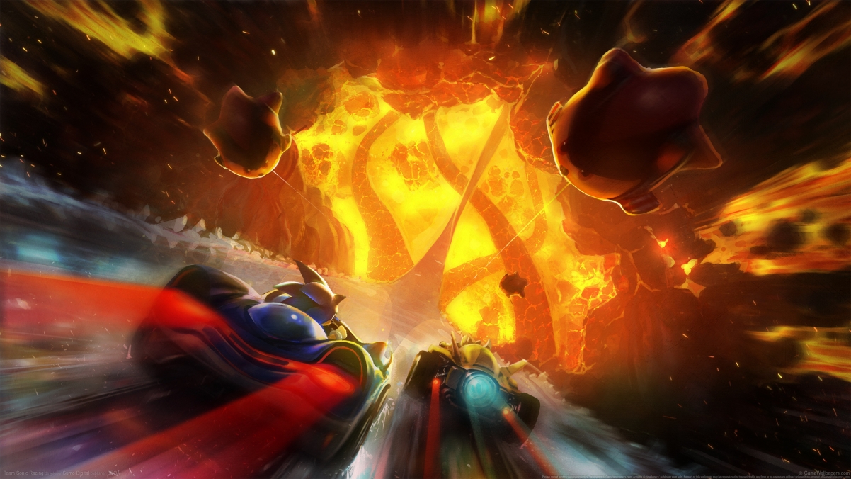 索尼克赛车组队版，Team Sonic Racing 4K超清游戏壁纸，3840x2160分辨率免费下载