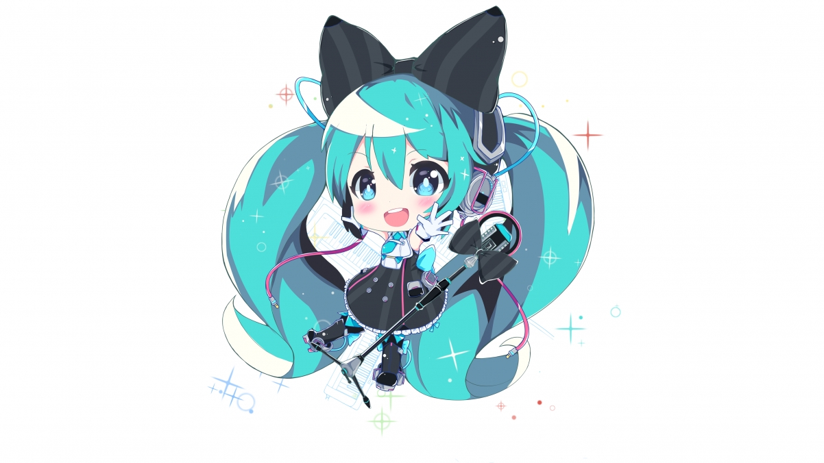小初音超高清4K壁纸，精选动漫图片，3840x2160分辨率，一键下载