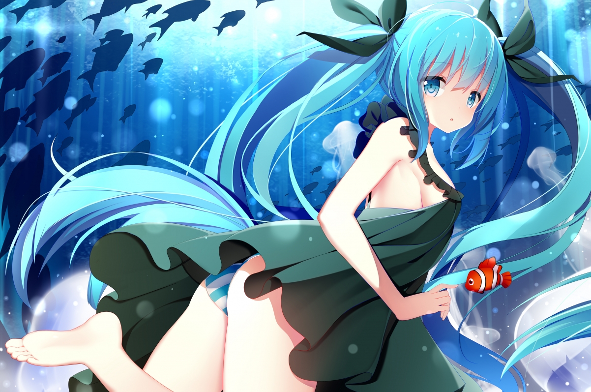 深海秘境，初音未来绝美4K动漫壁纸，超清画质，畅享高清下载