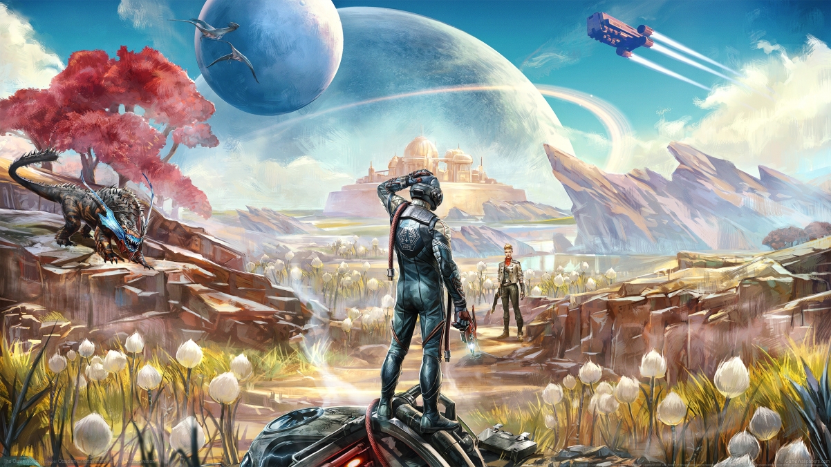 《天外世界(The Outer Worlds)》超高清4K壁纸，3840x2160分辨率，精美游戏图片免费下载