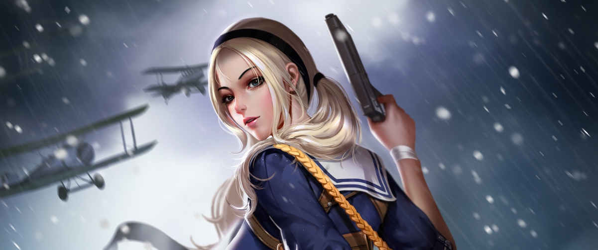 美少女特工艾米莉·布朗宁惊艳亮相！4K高清影视壁纸，3440x1440超清下载