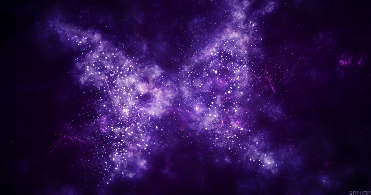 星空之美，蝴蝶星系惊艳4K高清壁纸，4096x2160超高清下载