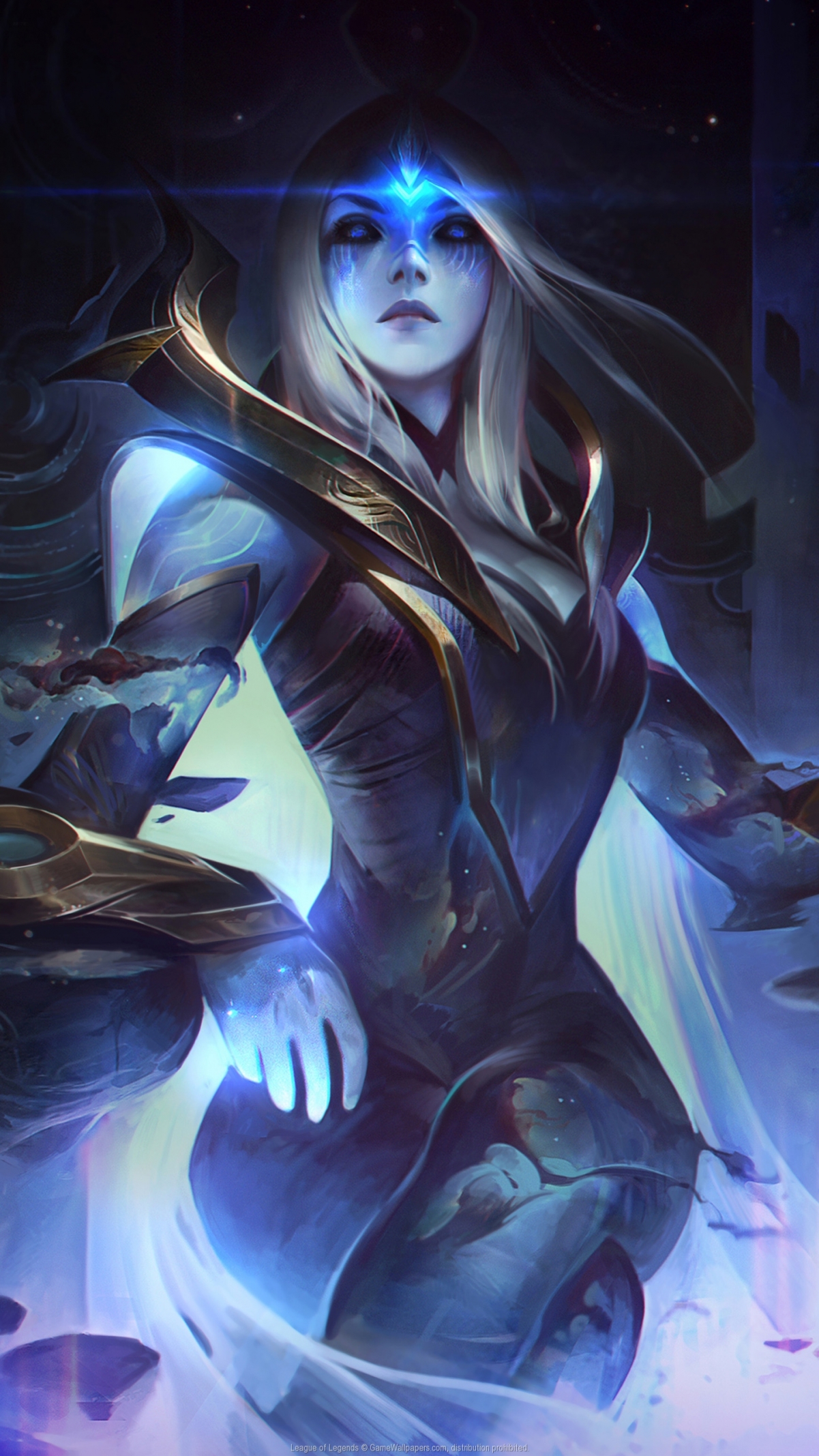 英雄联盟，御星魔矢艾希绝美壁纸，2K/4K高清，1440x2560超清版手机下载