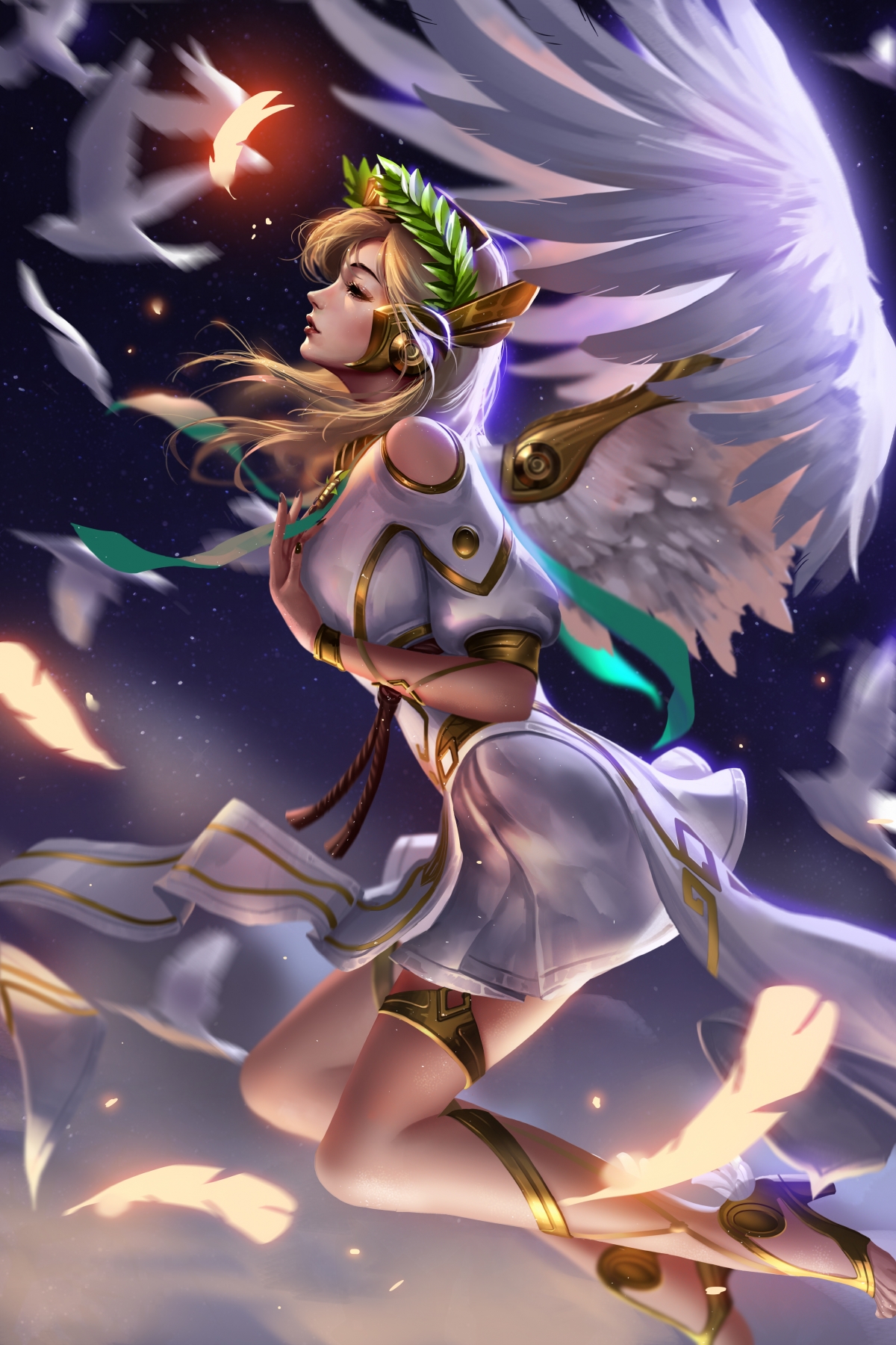 守望先锋Mercy超高清4K手机壁纸，2667x4000分辨率，精美画质一键下载