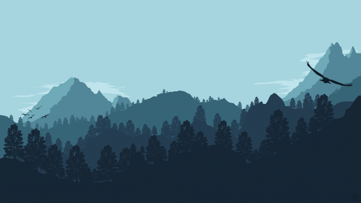 林山简约风光，超清4K壁纸，3840x2160分辨率，免费下载欣赏