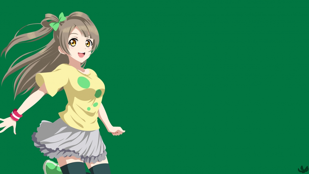 Minami Kotori 精美动漫女生矢量4K壁纸，高清3840x2160大图，免费下载
