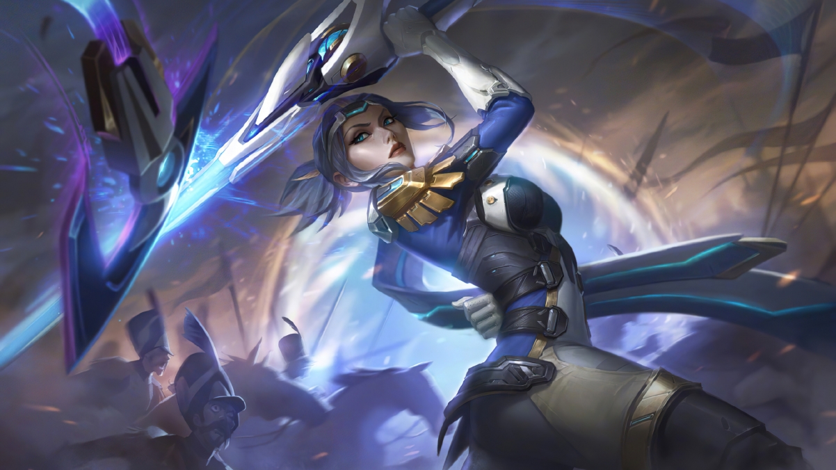 英雄联盟LOL，无双剑姬菲奥娜未来战士版，4K超高清游戏壁纸下载（3840x2160）