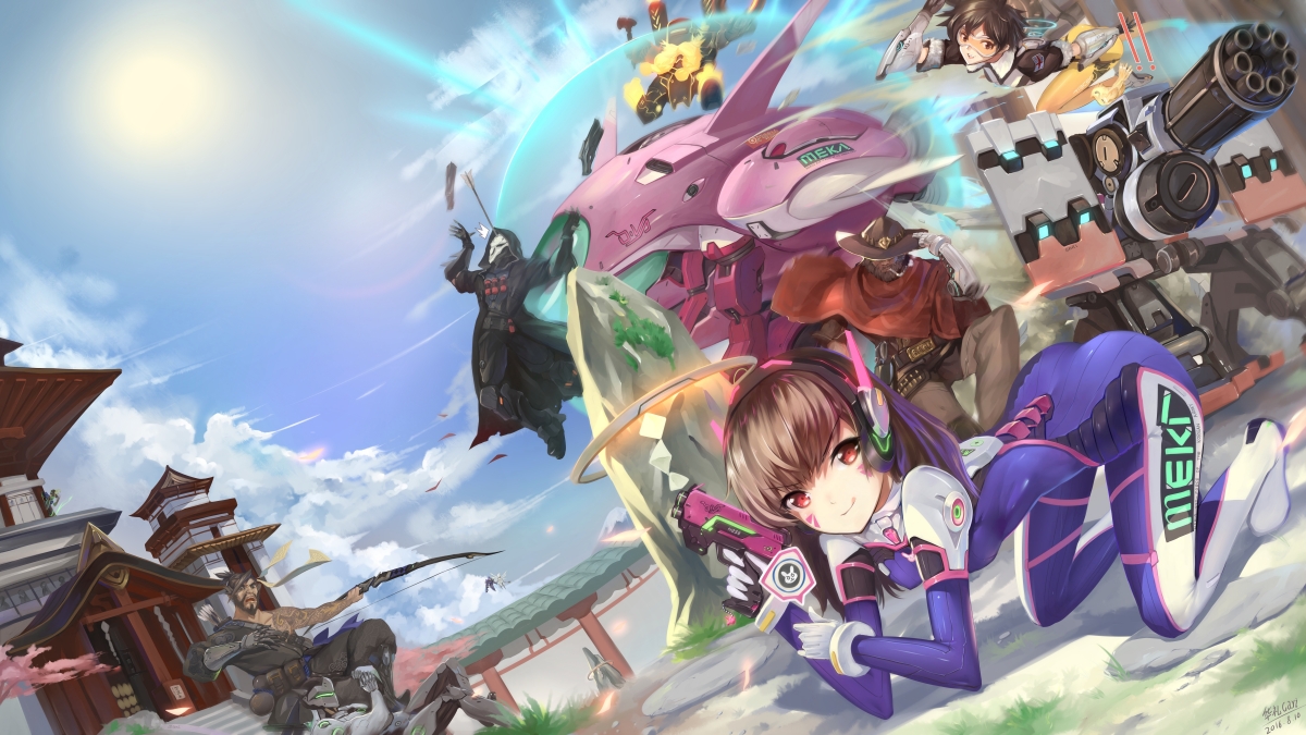 守望先锋D.Va精选4K壁纸，超清游戏图片，4800x2700高清下载
