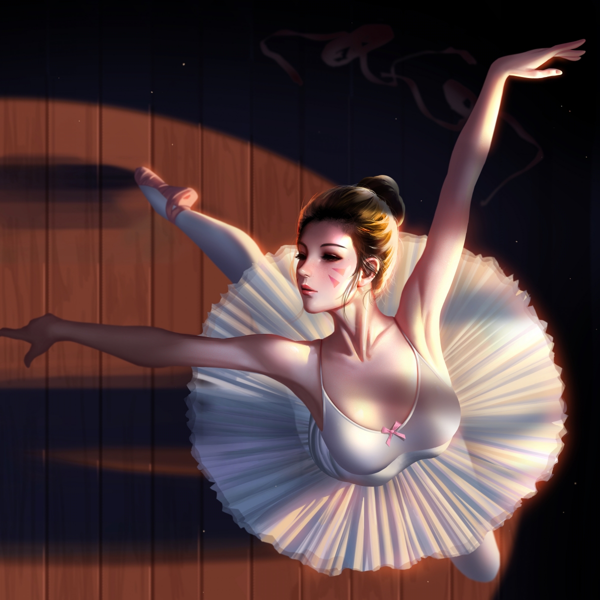 芭蕾DVA 4K超高清壁纸，精选动漫图片，4000x4000分辨率，免费下载