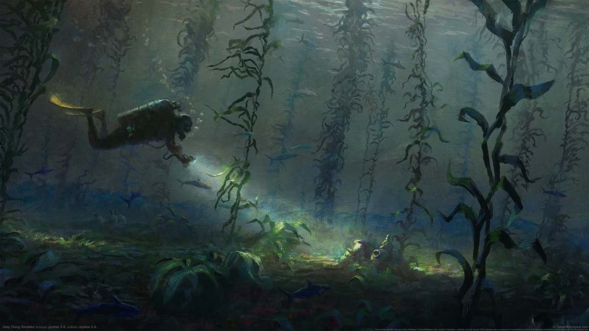 《Deep Diving Simulator》4K超高清游戏壁纸，3840x2160分辨率精美图片，免费下载