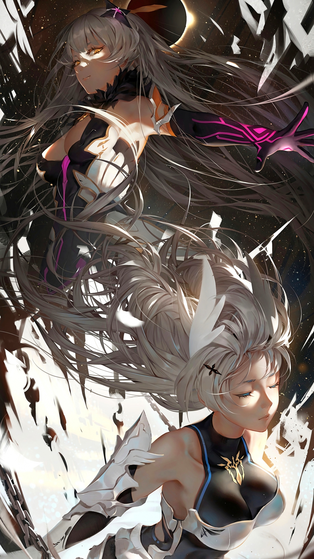 崩坏3女王降临，绝美竖屏4K手机壁纸，2250x4000超清画质，免费下载！