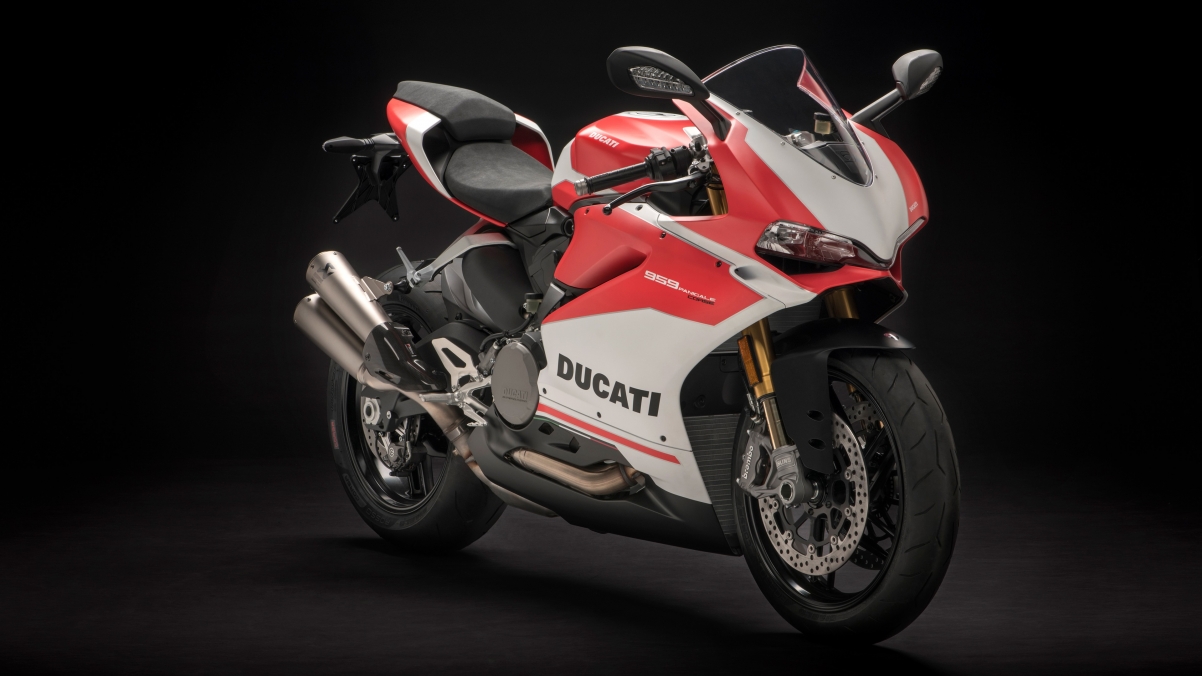 2018杜卡迪959 Panigale Corse，极致4K高清壁纸，畅享3840x2160视觉盛宴！