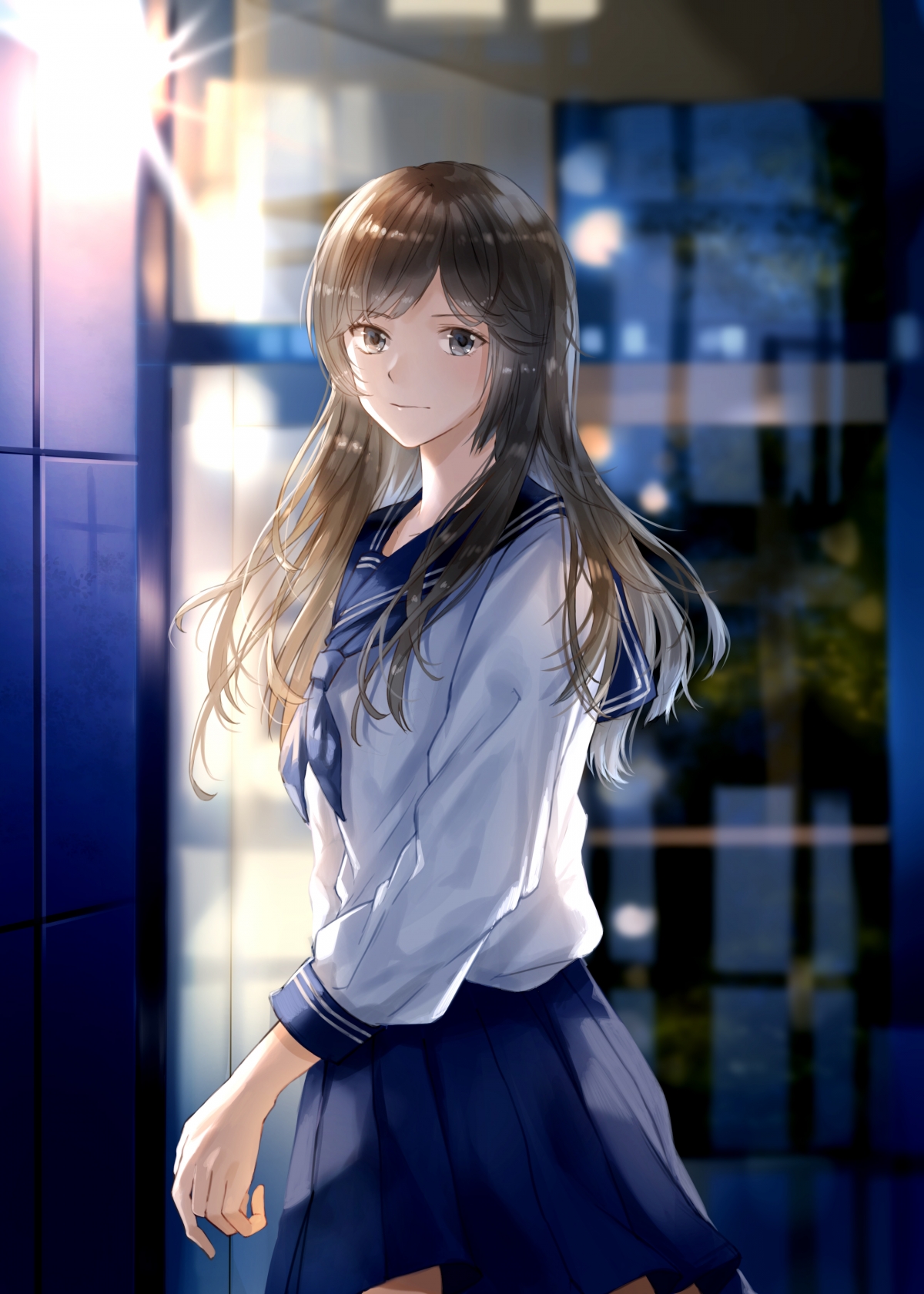 水手制服少女动漫，精选4K高清手机壁纸，2500x3500超清下载