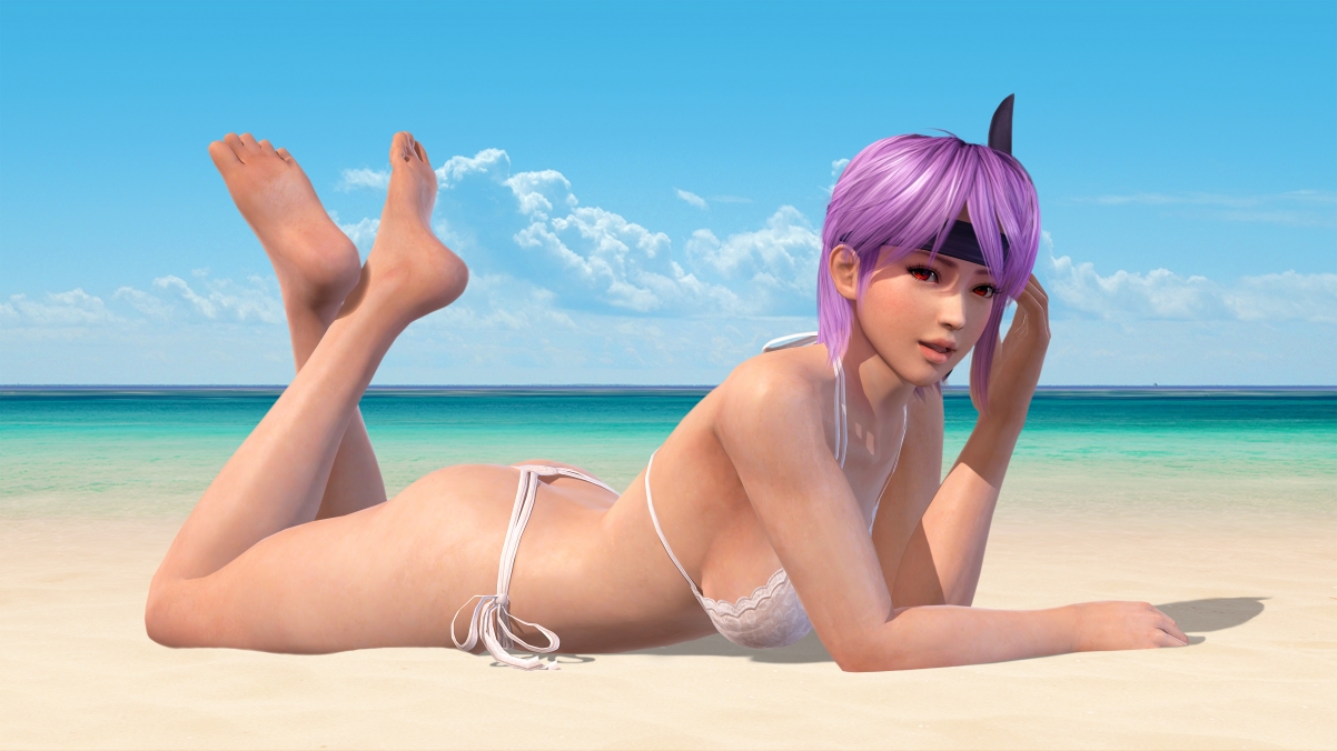海滩比基尼美女游戏壁纸，高清4K大图3840x2160免费下载