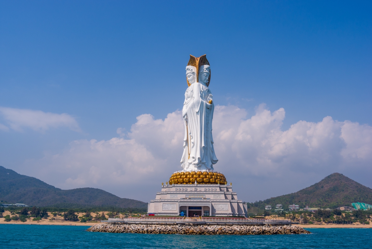 南海观音菩萨4K高清图片，宗教壁纸，精美绝伦，4272x2856分辨率免费下载