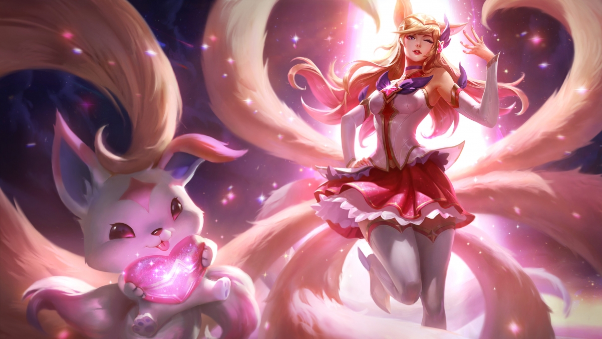 英雄联盟LOL，绝美星之守护者阿狸4K壁纸，超清3840x2160，免费下载！