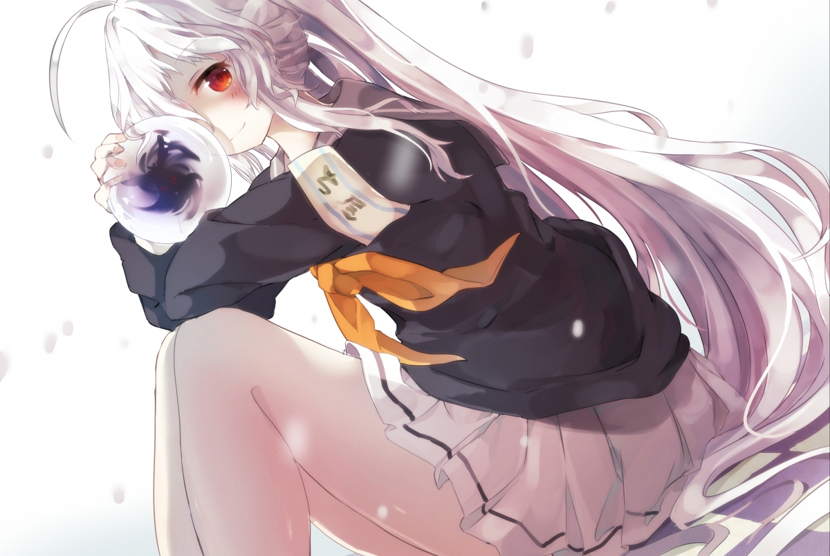 九占祭二次元动漫，水手服萌妹4K高清壁纸，4000x2681尺寸畅享下载