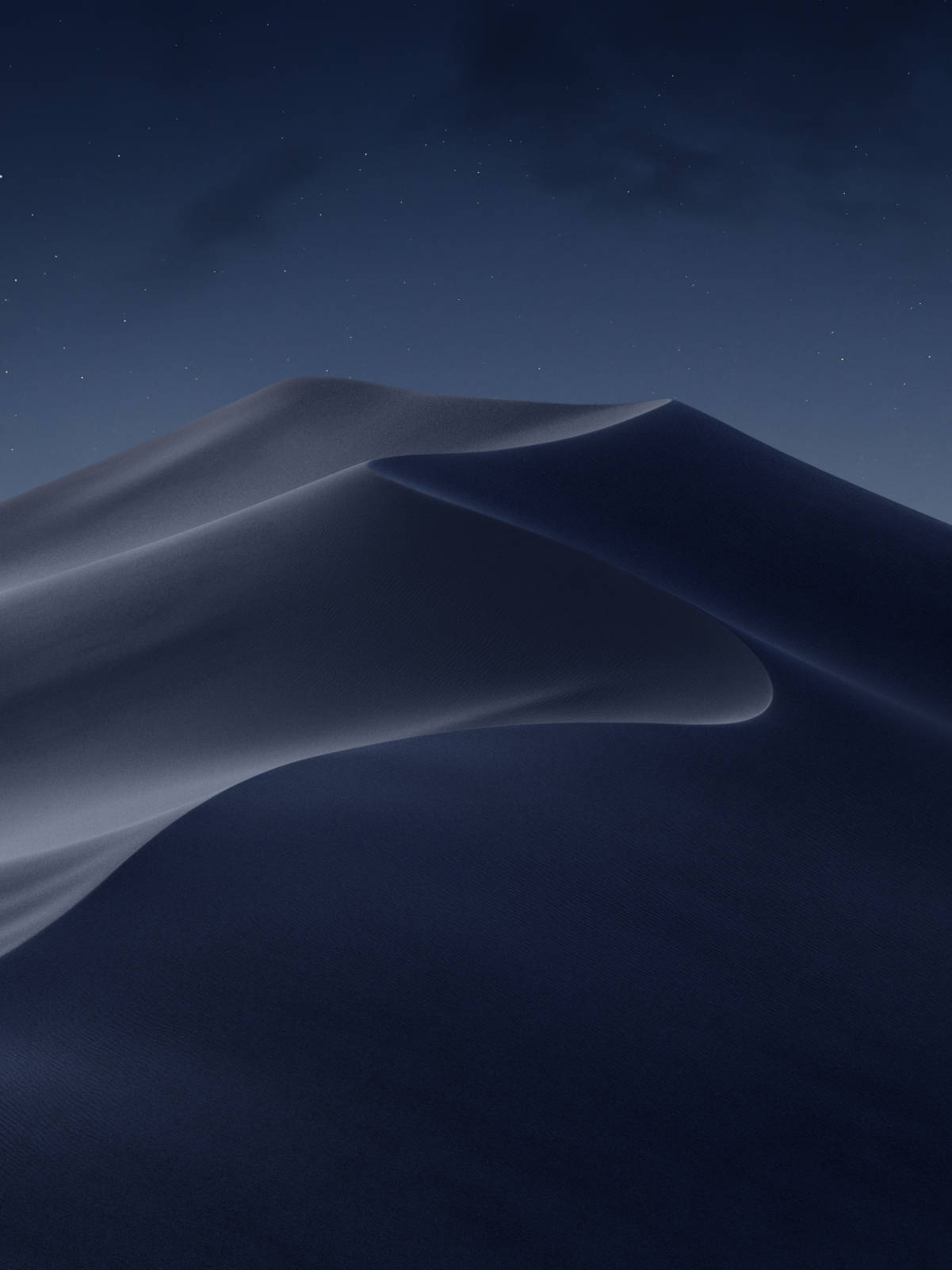 【2160x2880高清】macOS Mojave沙漠夜景iPad壁纸，精美4K手机图片免费下载
