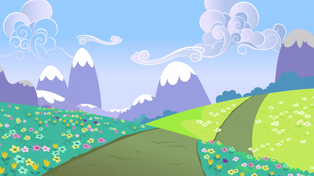 丘陵路起伏鲜花盛放，绝美4K风景壁纸，高清3840x2160下载