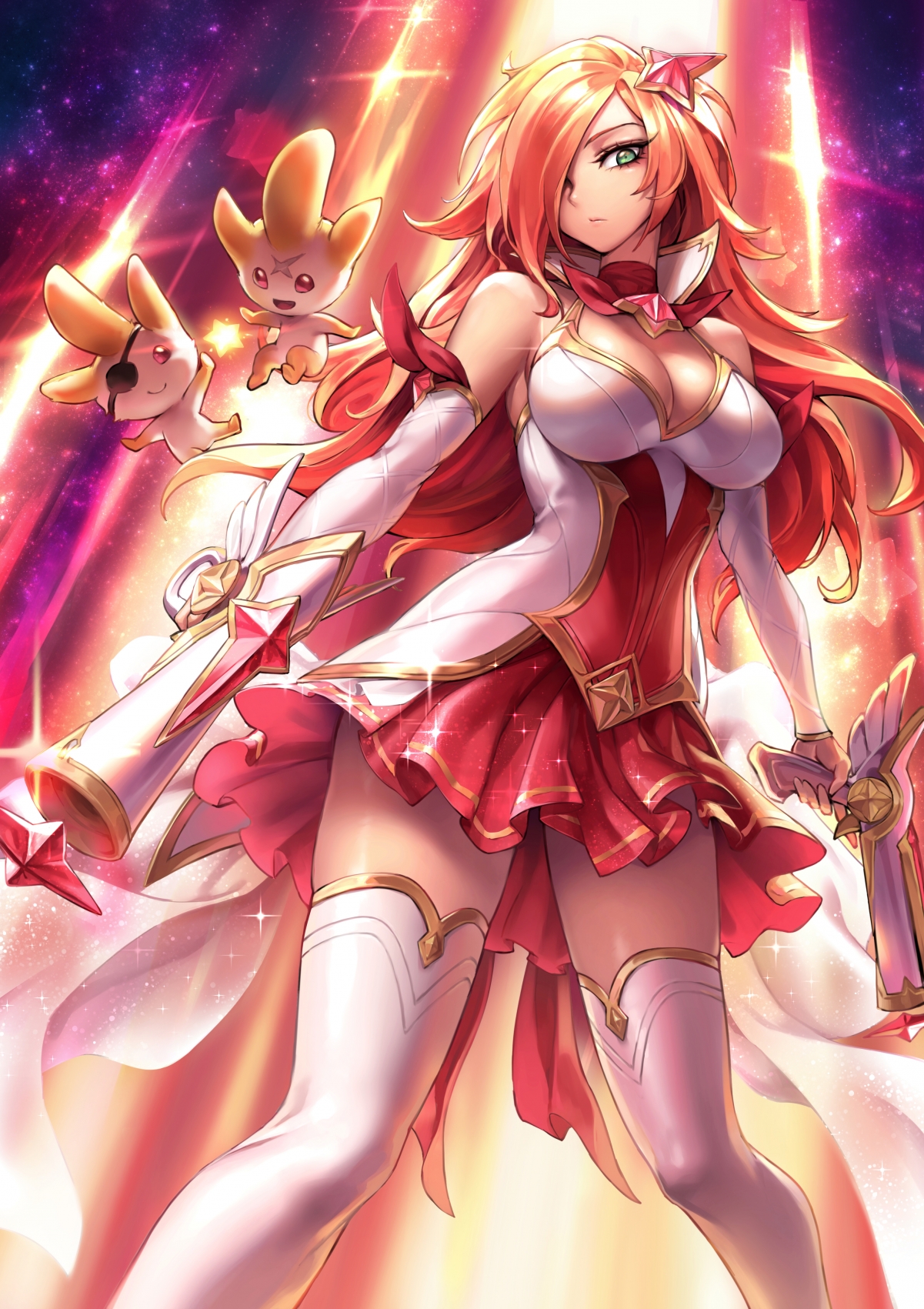 英雄联盟女枪绝美皮肤，竖屏4K手机壁纸，高清大图3010x4264，一键下载！