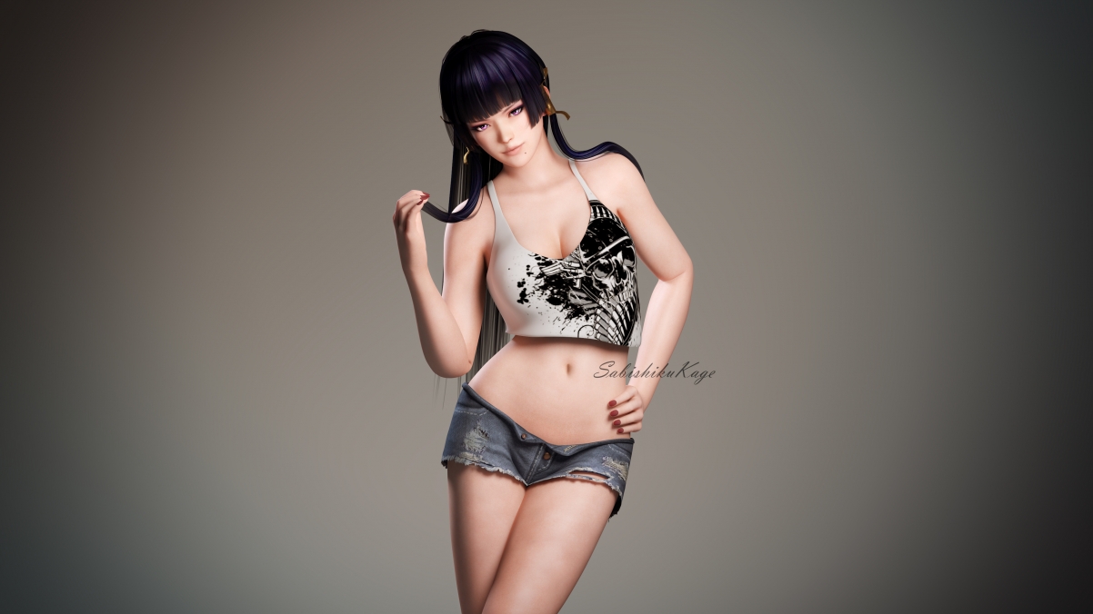 死或生5 DOA5LR，Nyotengu休闲装2 绝美4K壁纸，高清3840x2160分辨率，免费下载