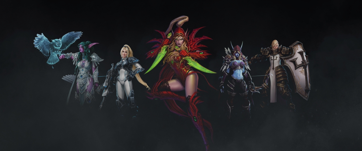 英雄联盟&魔兽世界精选4K高清壁纸，3440x1440超清画质，一键下载！
