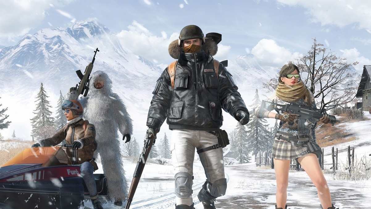 绝地求生，冬日吃鸡美景，Pubg 4K超清壁纸，3840x2160分辨率免费下载