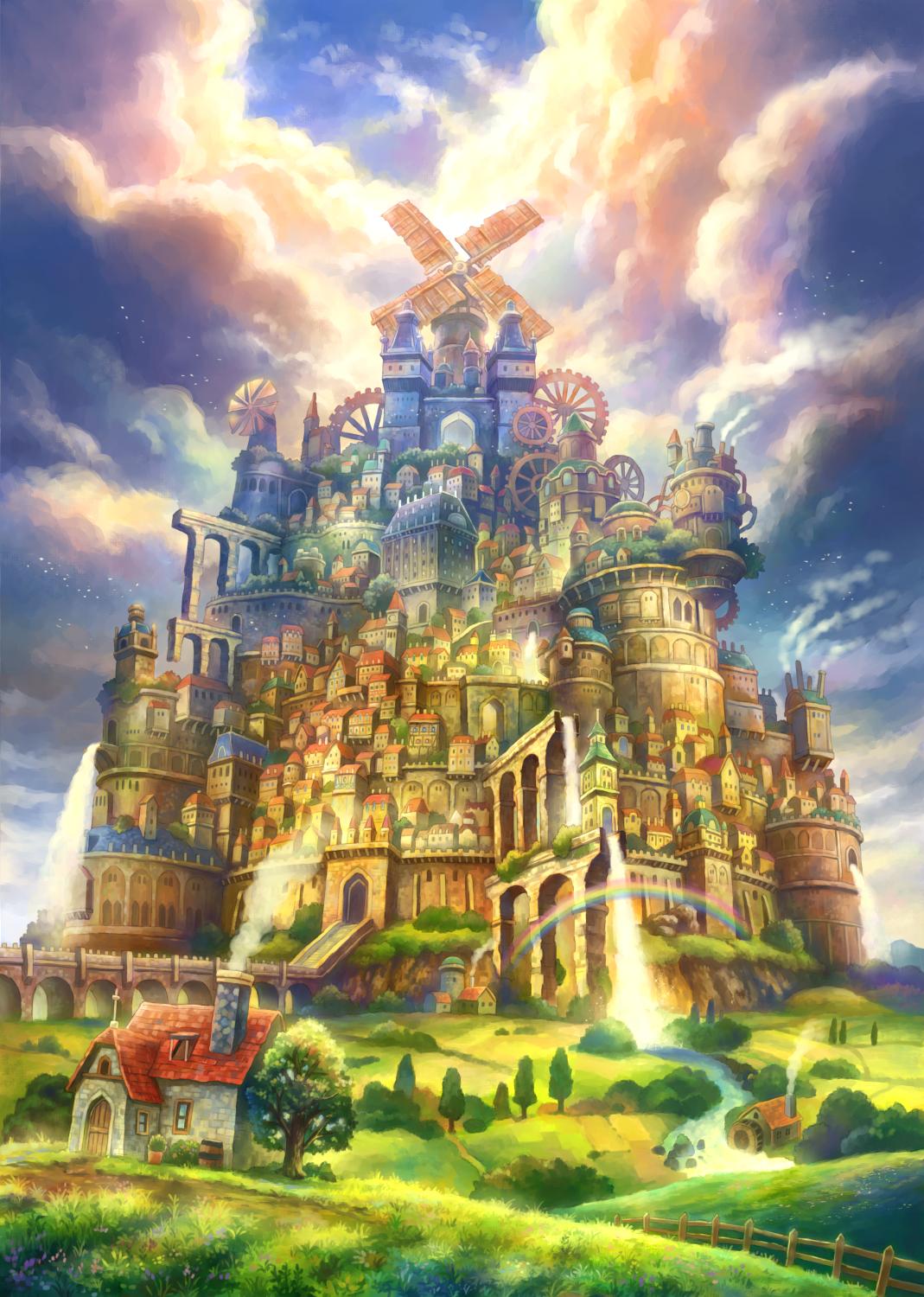 风车王国4K超清手机壁纸，高清1069x1500，精美图片免费下载