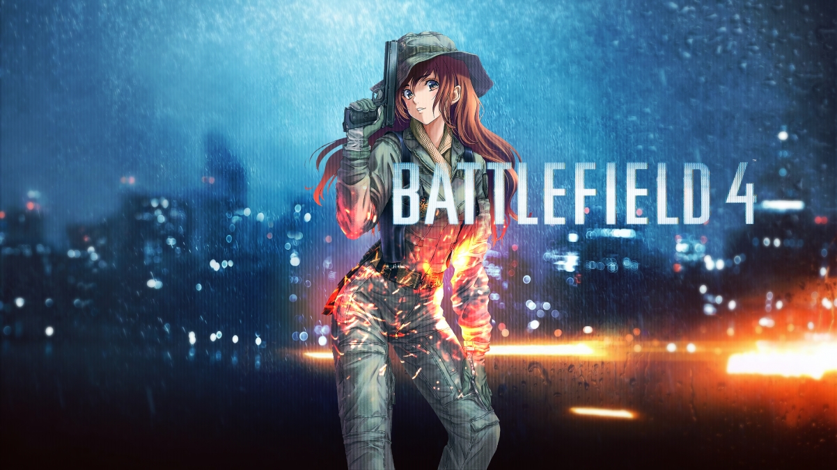 Battlefield 4 动漫美少女主题，超高清4K壁纸精选，3840x2160分辨率，一键下载！