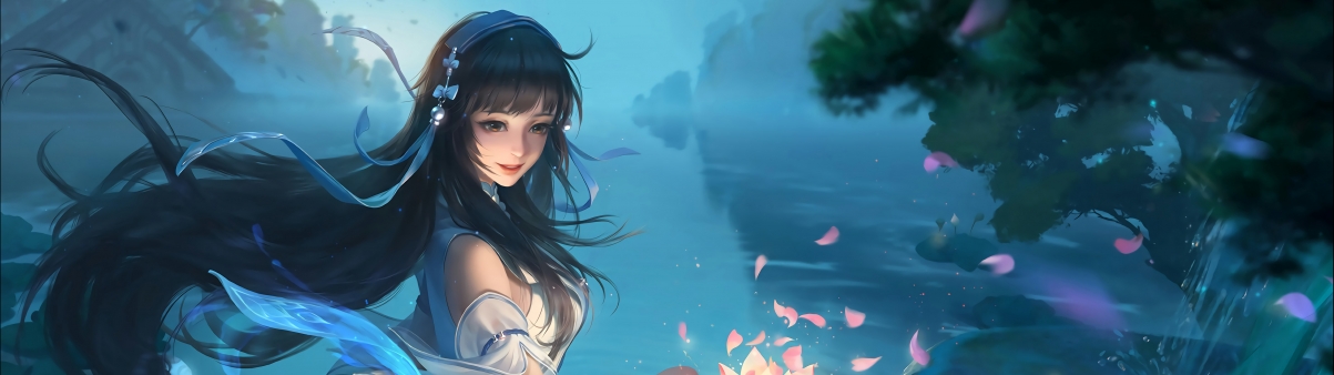 王者荣耀西施绝美壁纸，5120x1440超高清4K游戏图片，一键下载！