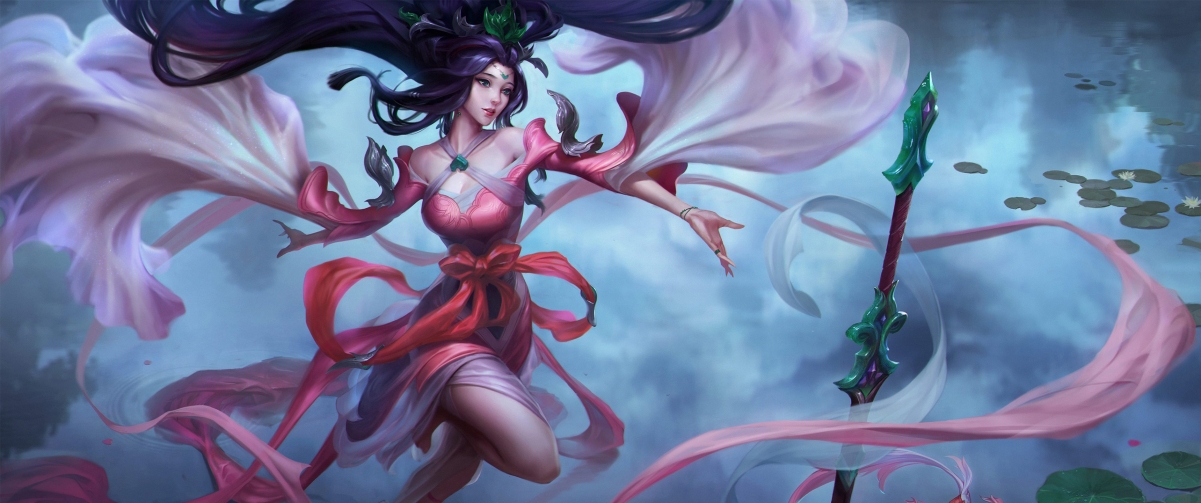 英雄联盟LOL玉剑传说风仙子，绝美4K壁纸，3440x1440高清下载